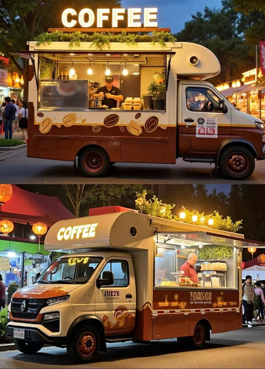CAMION DE CUISINE MOBILE ENTIEREMENT EQUIPEE